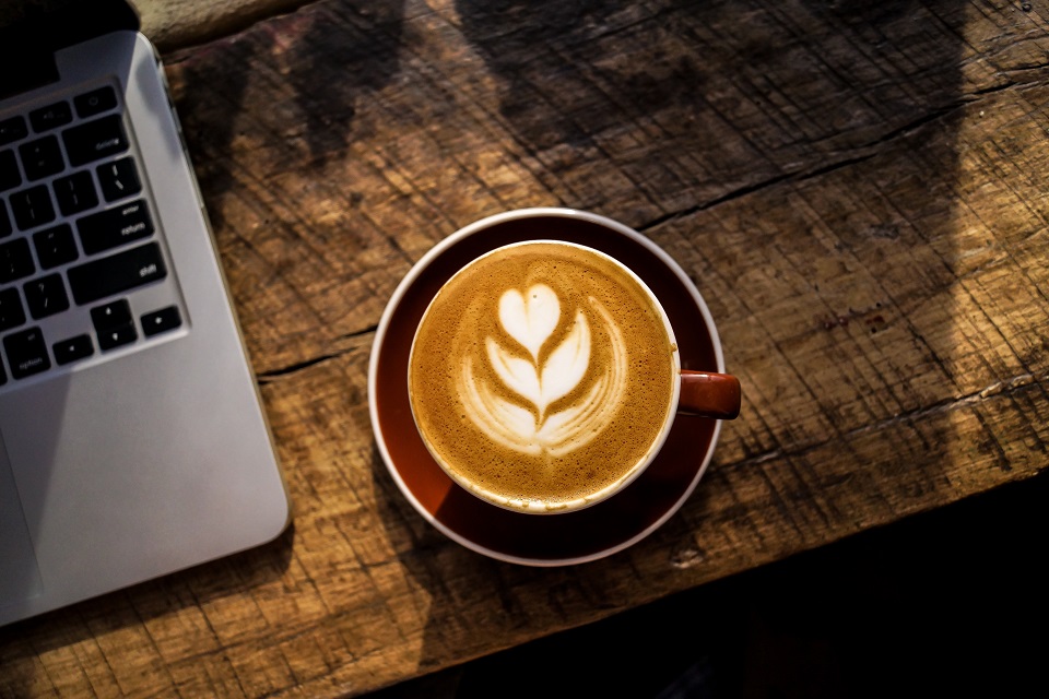 Coffee on a saucer