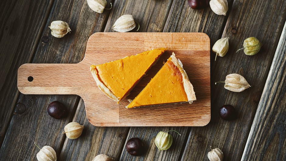 autumnal pumpkin pie