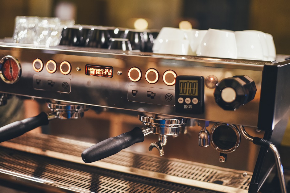 coffee machine in coffee shop