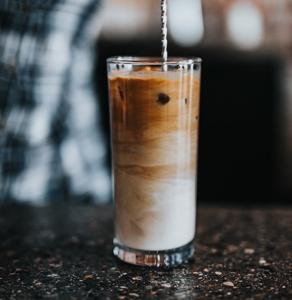 iced vanilla latte