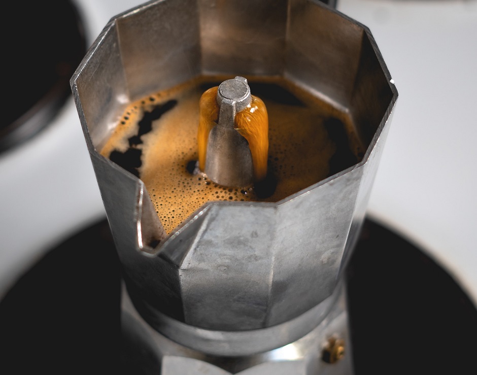 Italian stove-top espresso maker